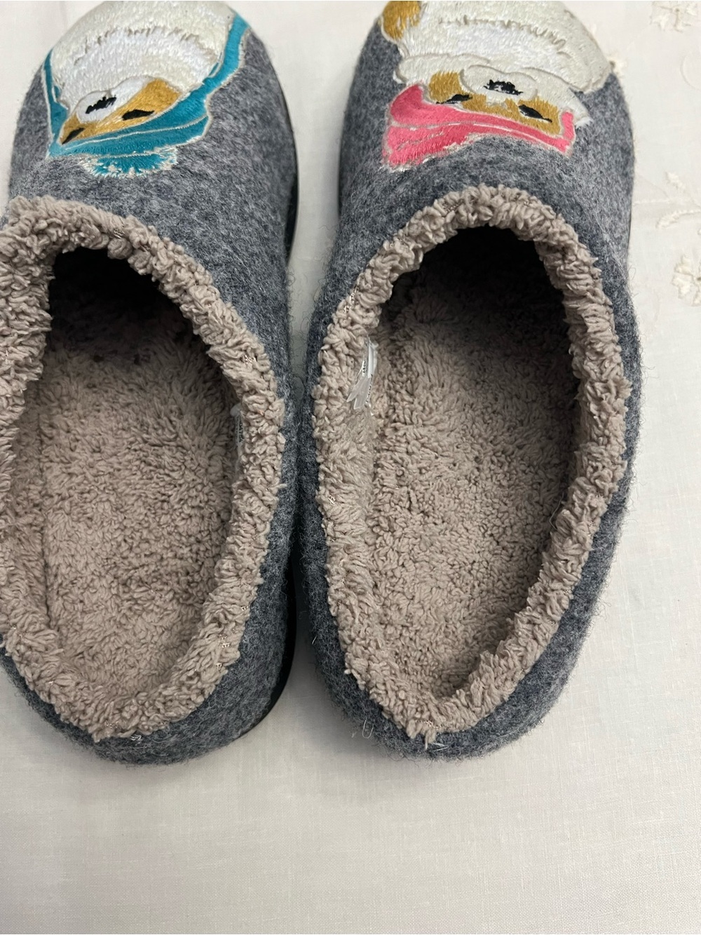 L.L. Bean Daybreak Scuff Dog Motif Slippers Women’s size 7 NWOT - Picture 3 of 5